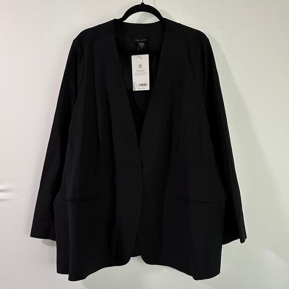 NWT Athleta Avenue Lightweight One Button Blazer Black Jacket #982816 Sz 26‎ - Picture 4 of 9